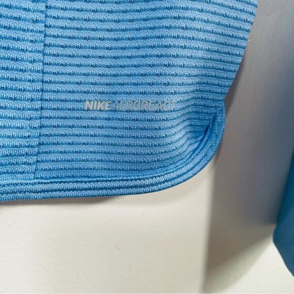 Nike Women's AeroReact Hybrid Half Zip Running Jacket Blue Size XS - Picture 9 of 11